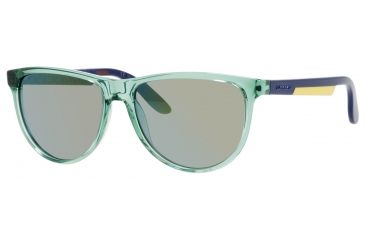Image of Carrera 5007/S Single Vision Prescription Sunglasses CA5007S-00SW-QU-5616 - Lens Diameter 56 mm, Frame Color Transparent Green