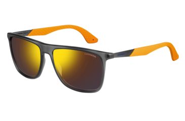 Image of Carrera 5018/S Single Vision Prescription Sunglasses CA5018S-0MJB-SQ-5616 - Lens Diameter 56 mm, Frame Color Gray Dark Ruthenium