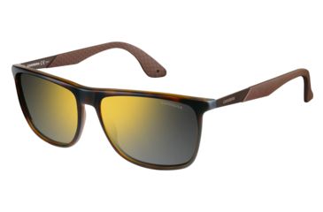 Image of Carrera 5018/S Single Vision Prescription Sunglasses CA5018S-0KQ8-CT-5616 - Lens Diameter 56 mm, Frame Color Havana Brown