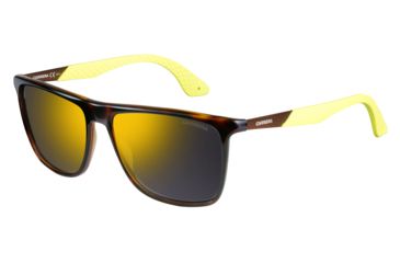Image of Carrera 5018/S Single Vision Prescription Sunglasses CA5018S-0MDH-QU-5616 - Lens Diameter 56 mm, Frame Color Havana Dark Brown