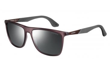 Image of Carrera 5018/S Single Vision Prescription Sunglasses CA5018S-0MJE-3R-5616 - Lens Diameter 56 mm, Frame Color Matte Brown Gray