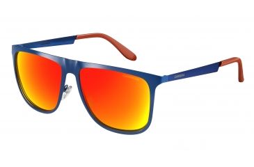 Image of Carrera 5020/S Bifocal Prescription Sunglasses CA5020S-0LRV-UZ-5816 - Lens Diameter 58 mm, Frame Color Blue/Matte Blue