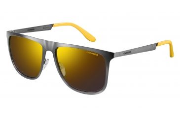 Image of Carrera 5020/S Bifocal Prescription Sunglasses CA5020S-0R80-SQ-5816 - Lens Diameter 58 mm, Frame Color Semi Matte Dark Ruthenium