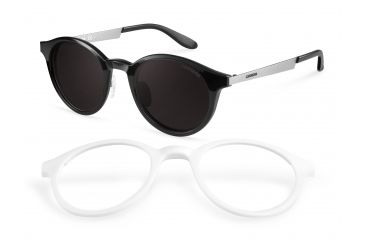 Image of Carrera 5022/S Single Vision Prescription Sunglasses CA5022S-09CQ-NR-4922 - Frame Color Ruthenium Black, Lens Diameter 49 mm