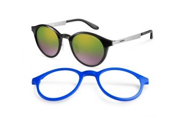 Image of Carrera 5022/S Single Vision Prescription Sunglasses CA5022S-0FZC-4A-4922 - Frame Color Ruthenium Black, Lens Diameter 49 mm