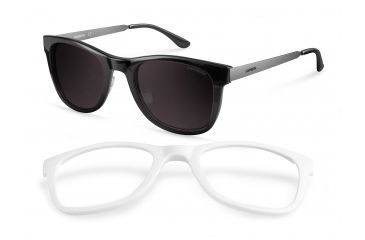 Image of Carrera 5023/S Single Vision Prescription Sunglasses CA5023S-09CQ-NR-5222 - Frame Color Ruthenium Black, Lens Diameter 52 mm