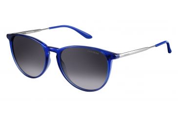Image of Carrera 5030/S Sunglasses CA5030S-0QVW-9C-5418 - Blue Palladium Frame, Dark Gray Gradient Lenses, Lens Diameter 54mm, Distance Between Lenses 18mm