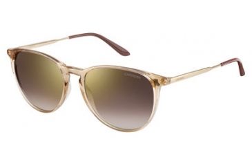 Image of Carrera 5030/S Single Vision Prescription Sunglasses CA5030S-0QVU-QH-5418 - Lens Diameter 54 mm, Frame Color Beige/gold