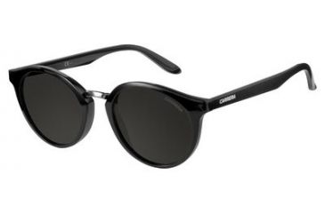 Image of Carrera 5036/S Bifocal Prescription Sunglasses CA5036S-0D28-NR-4921 - Frame Color Shiny Black, Lens Diameter 49 mm