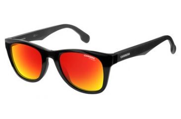 Image of Carrera 5038/S Bifocal Prescription Sunglasses CA5038S-0PPR-UZ-5122 - Lens Diameter 51 mm, Frame Color Black Metalized