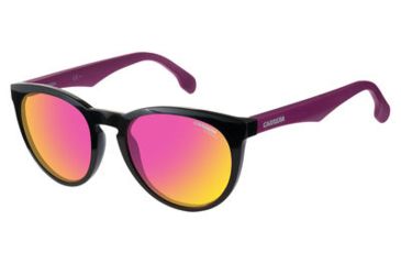 Image of Carrera 5040/S Bifocal Prescription Sunglasses CA5040S-0DKH-VQ-5320 - Lens Diameter 53 mm, Frame Color Matte Plum Black