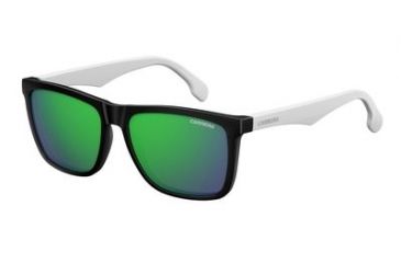 Image of Carrera 5041/S Single Vision Prescription Sunglasses CA5041S-080S-Z9-5616 - Frame Color Black/White, Lens Diameter 56 mm