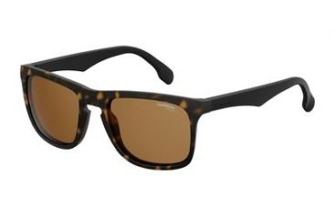 Image of Carrera 5043/S Single Vision Prescription Sunglasses CA5043S-0N9P-SP-5620 - Lens Diameter 56 mm, Frame Color Matte Havana Black