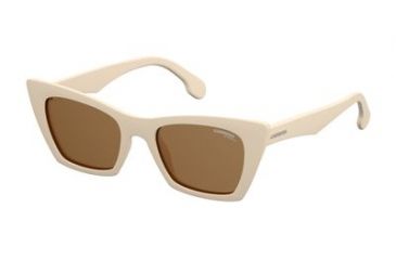 Image of Carrera 5044/S Single Vision Prescription Sunglasses CA5044S-06HT-70-5019 - Lens Diameter 50 mm, Frame Color White Crystal Gray