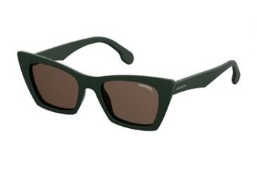 Image of Carrera 5044/S Single Vision Prescription Sunglasses CA5044S-0DLD-70-5019 - Lens Diameter 50 mm, Frame Color Matte Green Military