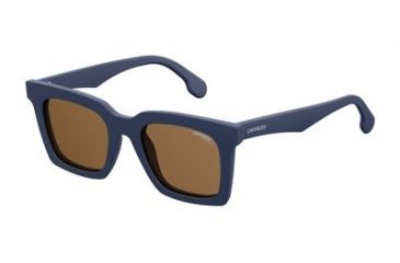 Image of Carrera 5045/S Bifocal Prescription Sunglasses CA5045S-0RCT-70-5021 - Frame Color Matte Blue, Lens Diameter 50 mm