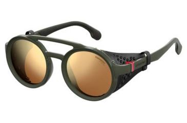 Image of Carrera 5046/S Bifocal Prescription Sunglasses CA5046S-0DLD-K1-4924 - Frame Color Matte Green Military, Lens Diameter 49 mm