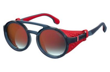 Image of Carrera 5046/S Bifocal Prescription Sunglasses CA5046S-0IPQ-UZ-4924 - Lens Diameter 49 mm, Frame Color Matte Bl Blue