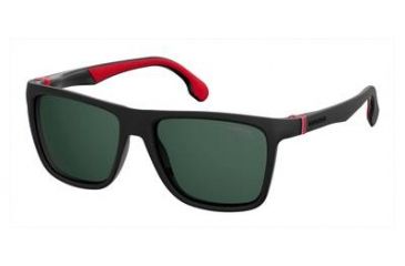 Image of Carrera 5047/S Sunglasses CA5047S-0807-QT-5617 - Black Frame, Green Lenses, Lens Diameter 56mm, Distance Between Lenses 17mm