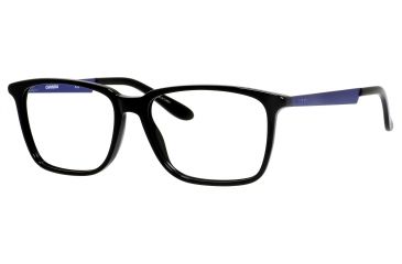 Image of Carrera 5515 Eyeglass Frames CA5515-08FZ-5416 - Black Blue Frame, Lens Diameter 54mm, Distance Between Lenses 16mm