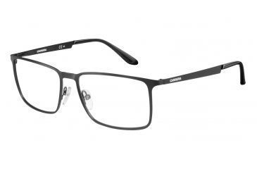Image of Carrera 5525 Eyeglass Frames CA5525-0003-5516 - Matte Black Frame, Lens Diameter 55mm, Distance Between Lenses 16mm