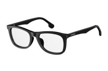 Image of Carrera 5544/V Eyeglass Frames CA5544V-0807-5319 - Black Frame, Lens Diameter 53mm, Distance Between Lenses 19mm