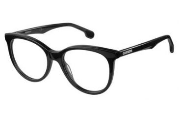 Image of Carrera 5545/V Progressive Prescription Eyeglasses CA5545V-0807-5218 - Black Frame, Lens Diameter 52mm, Distance Between Lenses 18mm