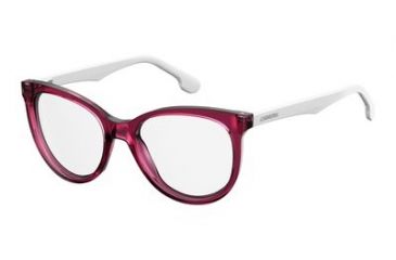 Image of Carrera 5545/V Progressive Prescription Eyeglasses CA5545V-0W6Q-5218 - Pink/White Frame, Lens Diameter 52mm, Distance Between Lenses 18mm