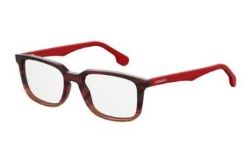 Image of Carrera 5546/V Bifocal Prescription Eyeglasses CA5546-0O63-5218 - Havana Red Frame, Lens Diameter 52mm, Distance Between Lenses 18mm