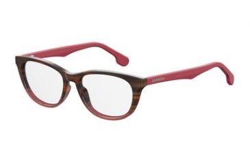 Image of Carrera 5547/V Bifocal Prescription Eyeglasses CA5547-00T4-5116 - Havana / Pink Frame, Lens Diameter 51mm, Distance Between Lenses 16mm