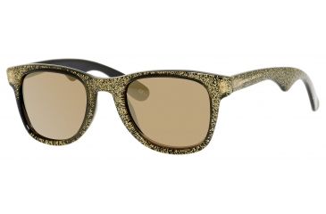 Image of Carrera 6000/JC/S Single Vision Prescription Sunglasses CA6000JCS-03SU-VP-5023 - Lens Diameter 50 mm, Frame Color Gold Glitter