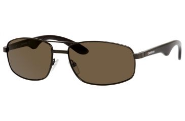 Image of Carrera 6007/S Single Vision Prescription Sunglasses CA6007S-0B2T-SP-5917 - Lens Diameter 59 mm, Frame Color Semi Matte Dark Ruthenium