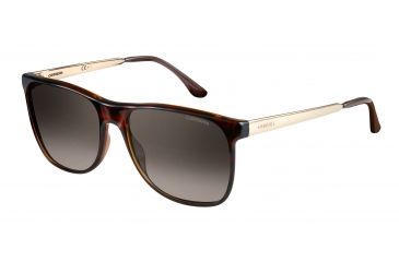 Image of Carrera 6011/S Single Vision Prescription Sunglasses CA6011S-08KZ-HA-5717 - Lens Diameter 57 mm, Frame Color Havana