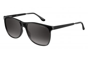 Image of Carrera 6011/S Single Vision Prescription Sunglasses CA6011S-0GVB-N6-5717 - Lens Diameter 57 mm, Frame Color Shiny Black