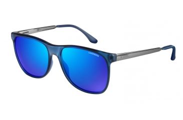 Image of Carrera 6011/S Single Vision Prescription Sunglasses CA6011S-08JY-Z0-5717 - Lens Diameter 57 mm, Frame Color Transparent Blue