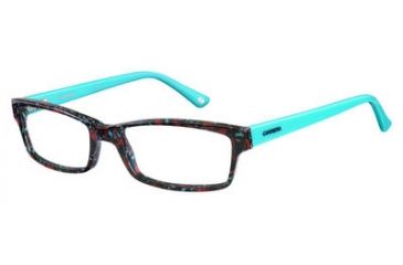 Image of Carrera 6171 Eyeglass Frames CA6171-01UO-5416 - Turquoise Redfanta Frame, Lens Diameter 54mm, Distance Between Lenses 16mm