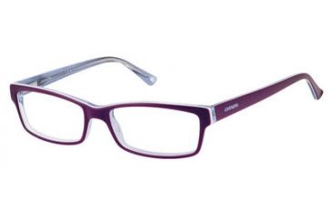 Image of Carrera 6171 Eyeglass Frames CA6171-0K9R-5416 - Dark Light Violet Frame, Lens Diameter 54mm, Distance Between Lenses 16mm