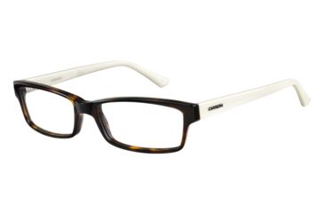 Image of Carrera 6171 Eyeglass Frames CA6171-0C1H-5216 - Dark Havana Ivory Frame, Lens Diameter 52mm, Distance Between Lenses 16mm