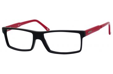 Image of Carrera 6175 Bifocal Prescription Eyeglasses CA6175-0TPH-5415 - Matte Black / Red Frame, Lens Diameter 54mm, Distance Between Lenses 15mm
