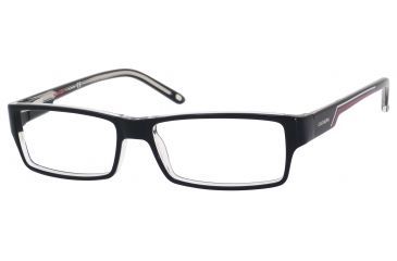 Image of Carrera 6184 Bifocal Prescription Eyeglasses CA6184-07C5-5215 - Black Crystal Frame, Lens Diameter 52mm, Distance Between Lenses 15mm