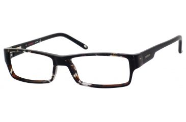 Image of Carrera 6184 Bifocal Prescription Eyeglasses CA6184-08Q0-5215 - Havana Gray Black Frame, Lens Diameter 52mm, Distance Between Lenses 15mm