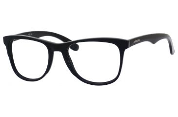 Image of Carrera 6600 Eyeglass Frames CA6600-04O0-5320 - Matte Black / Black Frame, Lens Diameter 53mm, Distance Between Lenses 20mm