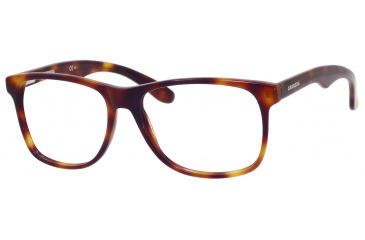 Image of Carrera 6603 Eyeglass Frames CA6603-005L-5516 - Havana Frame, Lens Diameter 55mm, Distance Between Lenses 16mm