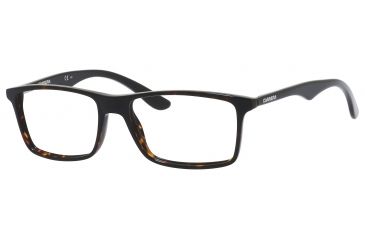 Image of Carrera 6611 Progressive Prescription Eyeglasses CA6611-04NC-5316 - Havana / Black Frame, Lens Diameter 53mm, Distance Between Lenses 16mm