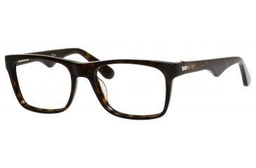 Image of Carrera 6617 Progressive Prescription Eyeglasses CA6617-0086-5318 - Dark Havana Frame, Lens Diameter 53mm, Distance Between Lenses 18mm
