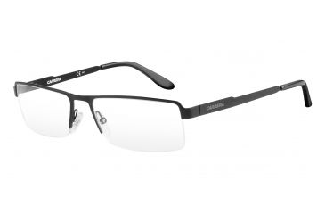 Image of Carrera 6631 Progressive Prescription Eyeglasses CA6631-0003-5417 - Matte Black Frame, Lens Diameter 54mm, Distance Between Lenses 17mm