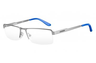 Image of Carrera 6631 Progressive Prescription Eyeglasses CA6631-0R81-5417 - Matte Ruthenium Frame, Lens Diameter 54mm, Distance Between Lenses 17mm