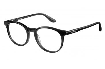 Image of Carrera 6636/N Eyeglass Frames CA6636N-0807-4919 - Black Frame, Lens Diameter 49mm, Distance Between Lenses 19mm