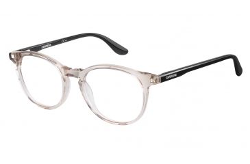 Image of Carrera 6636/N Eyeglass Frames CA6636N-0G3D-4919 - Dove Gray Black Frame, Lens Diameter 49mm, Distance Between Lenses 19mm