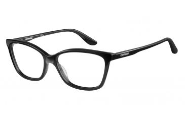 Image of Carrera 6639 Progressive Prescription Eyeglasses CA6639-0807-5215 - Black Frame, Lens Diameter 52mm, Distance Between Lenses 15mm